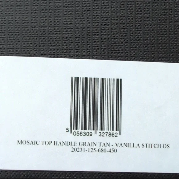 Strathberry Mosaic Top handle Grain tan Vanilla Stitch - Picture 14 of 14